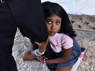 Black babysitter betrapt masturberen - black porn