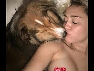 Miley Cyrus uitgelekt naakten