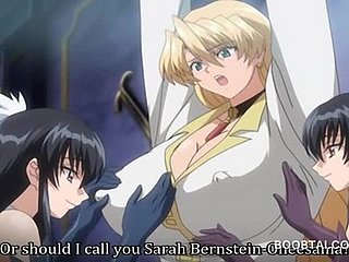 Związany anime blondyn