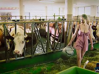 섹스 로봇 오작동과 헛간에서 주인의 속임수