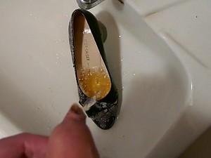 Piss up wifes conceited bastard (peep toe)
