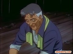 묶여 애니메이션 남녀 공학은 변태가 뒤에서 찌르고